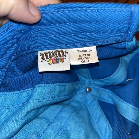 M&M Cap Blue Novelty Item One Size Fits Most - Picture 3 of 3